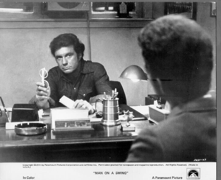 Vintage Photo 1974 Cliff Robertson in Man On A Swing #27