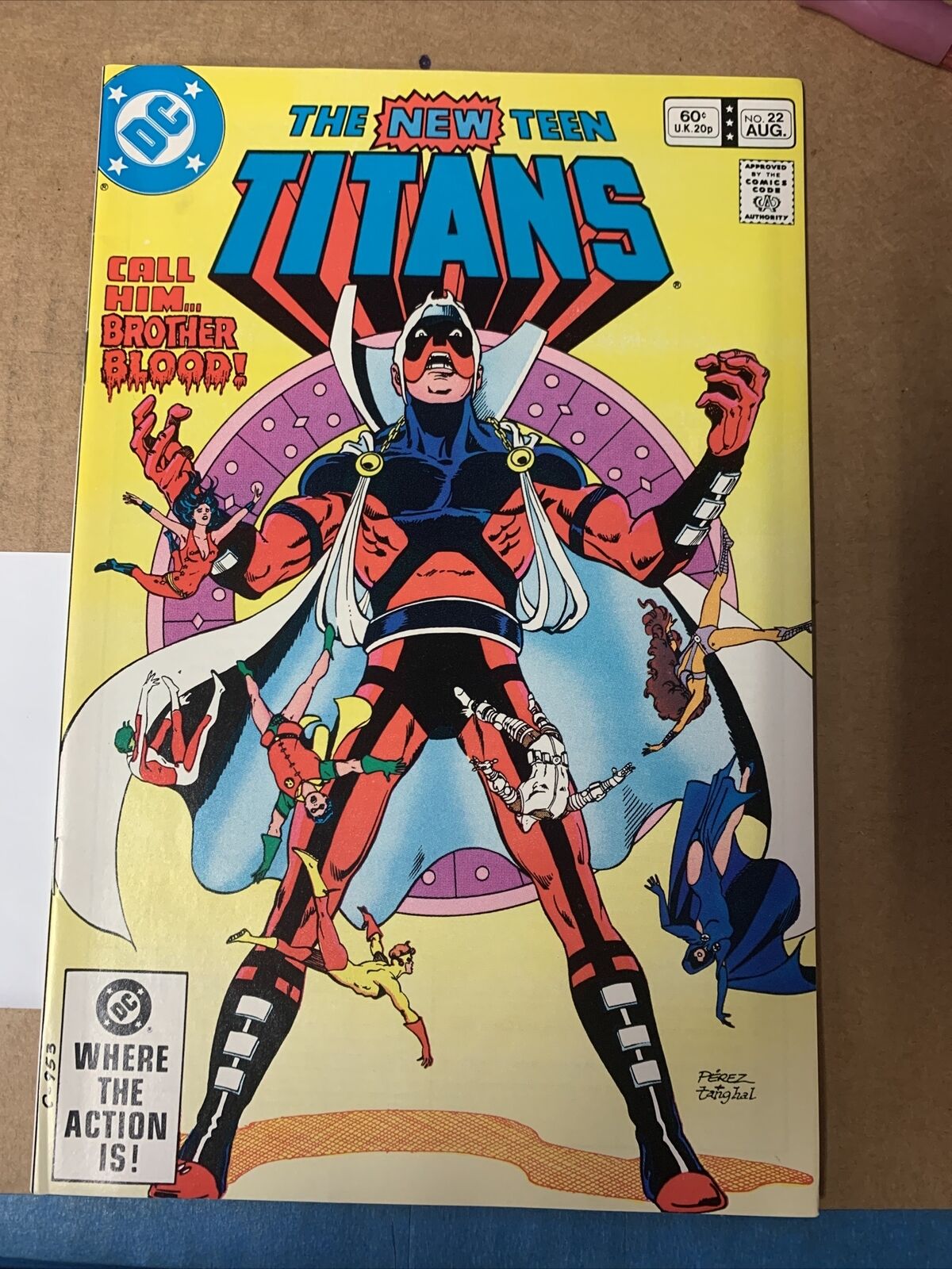 THE NEW TEEN TITANS Vol. 3 No. 22 (August 1982) DC Comics🔑
