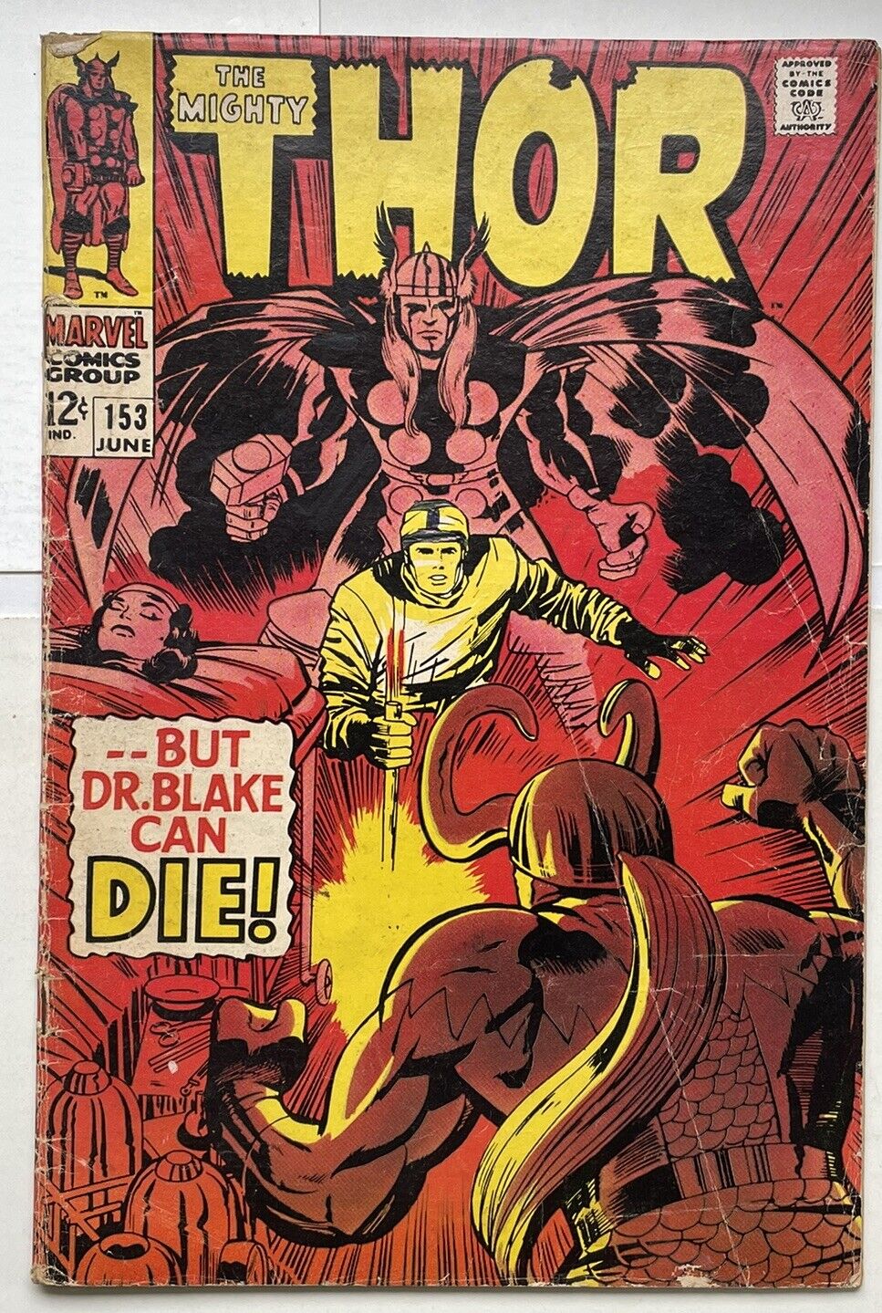 The Mighty Thor #153 - Marvel Comics -1968