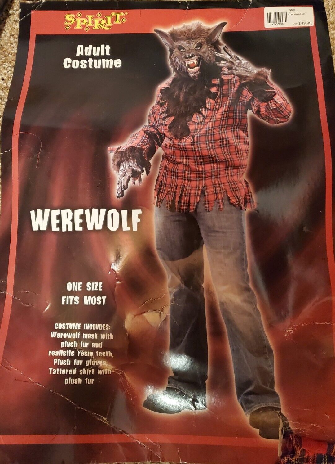 Spirit Adult Werewolf Costume Halloween