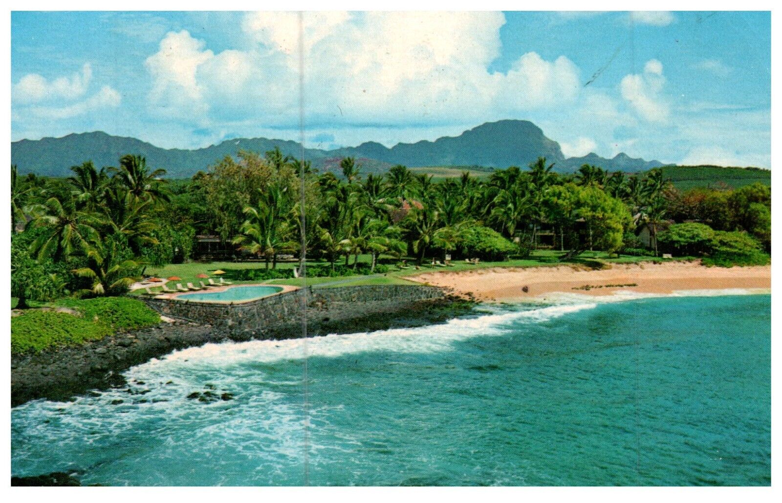 Waiohai Resort Hotel, Koloa, kauai HI - Poipu Beach Hawaii Postcard #635