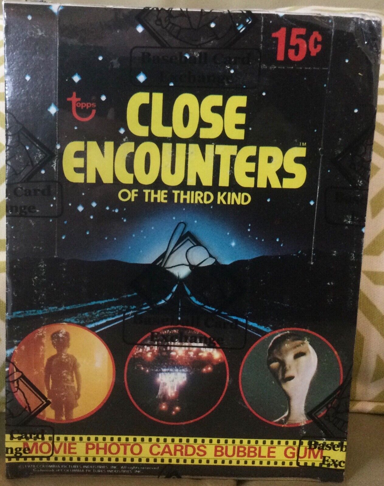 Brand New, 1978 Topps Close Encounters of The Third Kind Wax Box BBCE FASC
