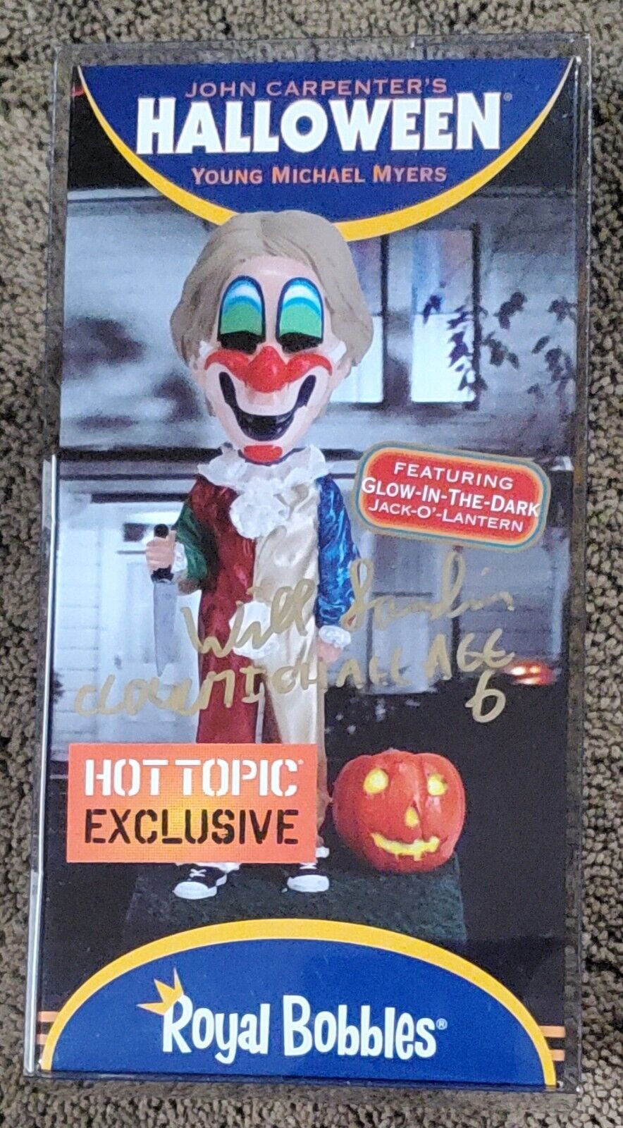 Royal Bobbles HALLOWEEN 1978 Young Michael Myers Signed Will Sandin JSA Figure