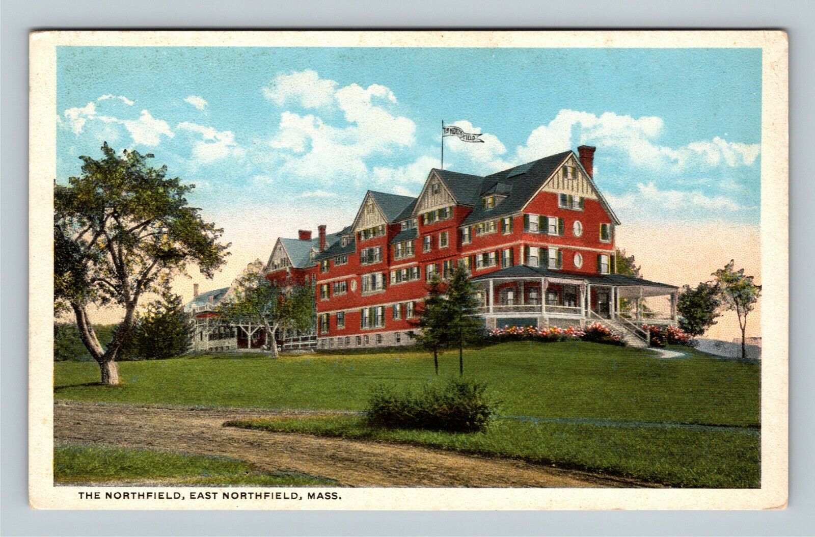 East Northfield, The Northfield Hotel, Massachusetts Vintage Postcard
