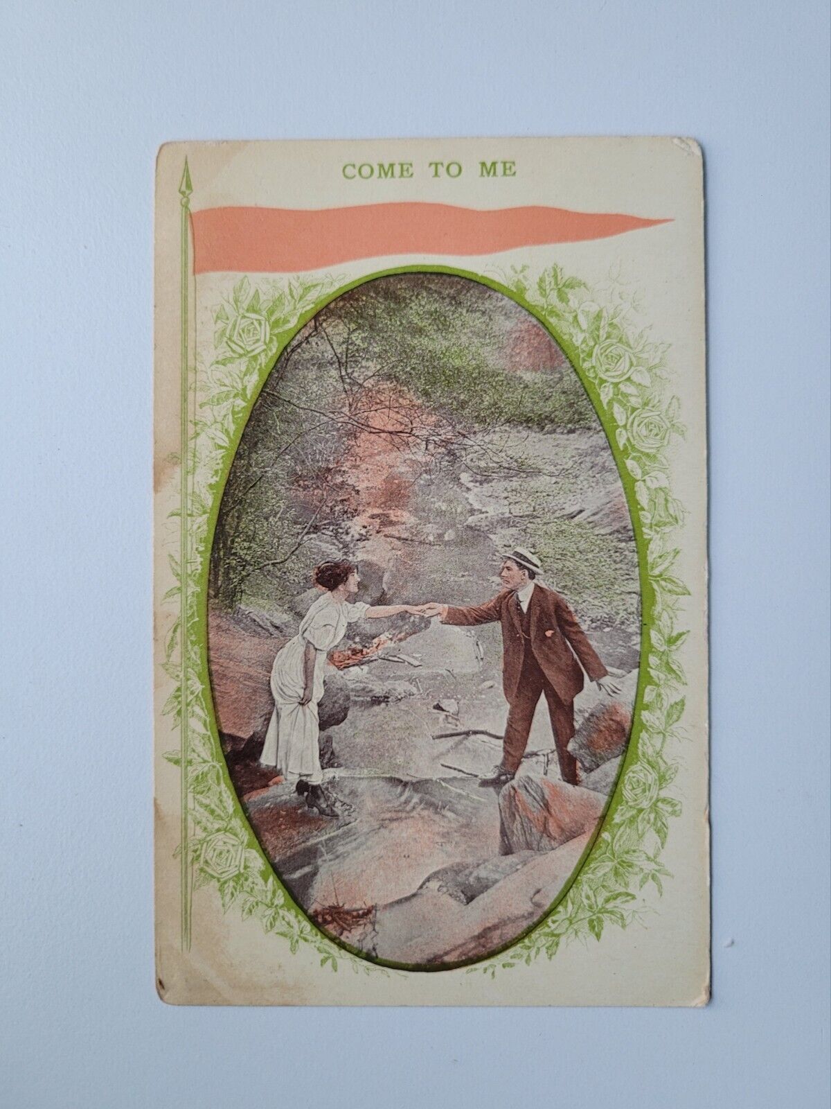 Come to Me Romantic 1914 Vintage Postcard Bamforth And Co England New York
