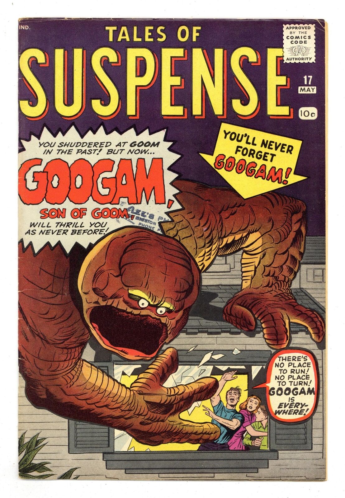 Tales of Suspense #17 VG/FN 5.0 1961