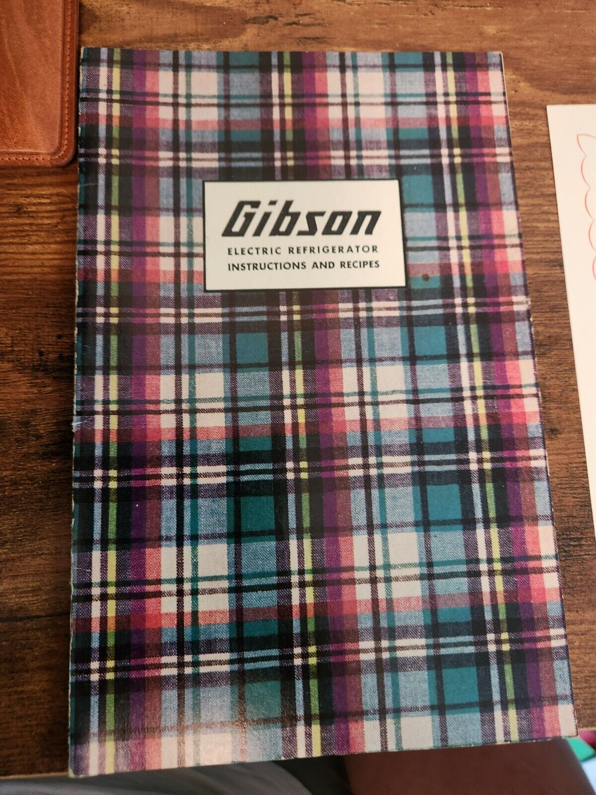 Vintage Gibson Electric instructions and recipes book