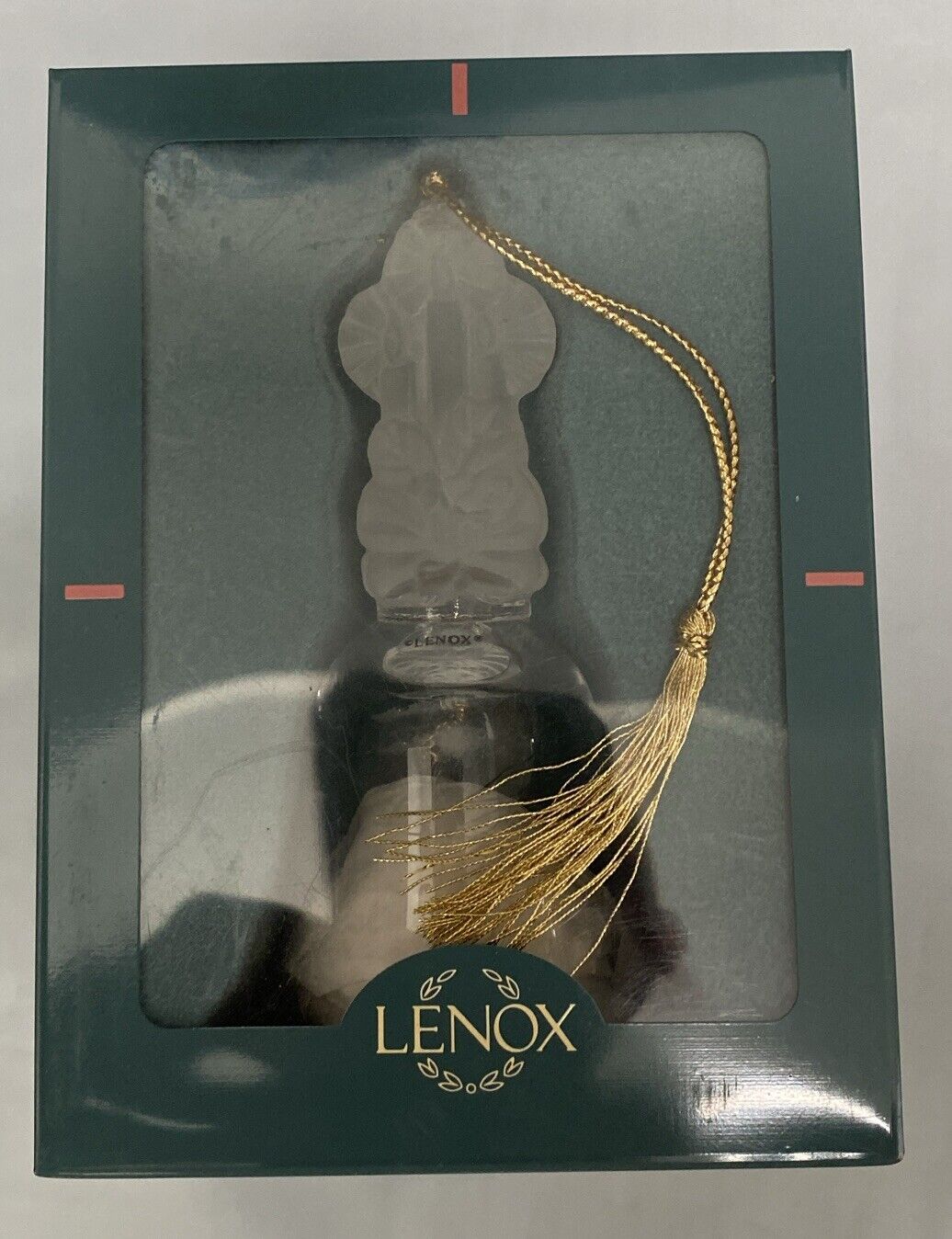 Lenox Ann Xtal bell 1994 Ornament In Box