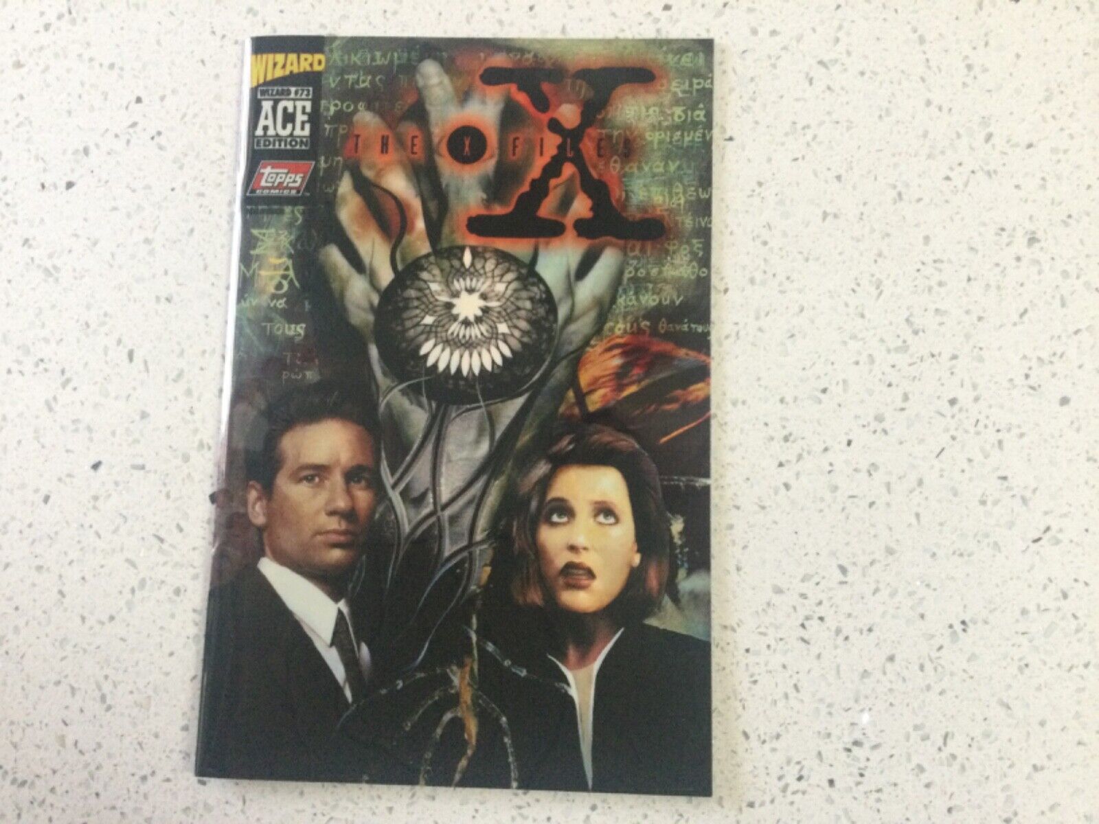 WIZARD Ace Edition #73 / 19, X-FILES #1, NM, Lone Gunman Fox Mulder Scully 1997