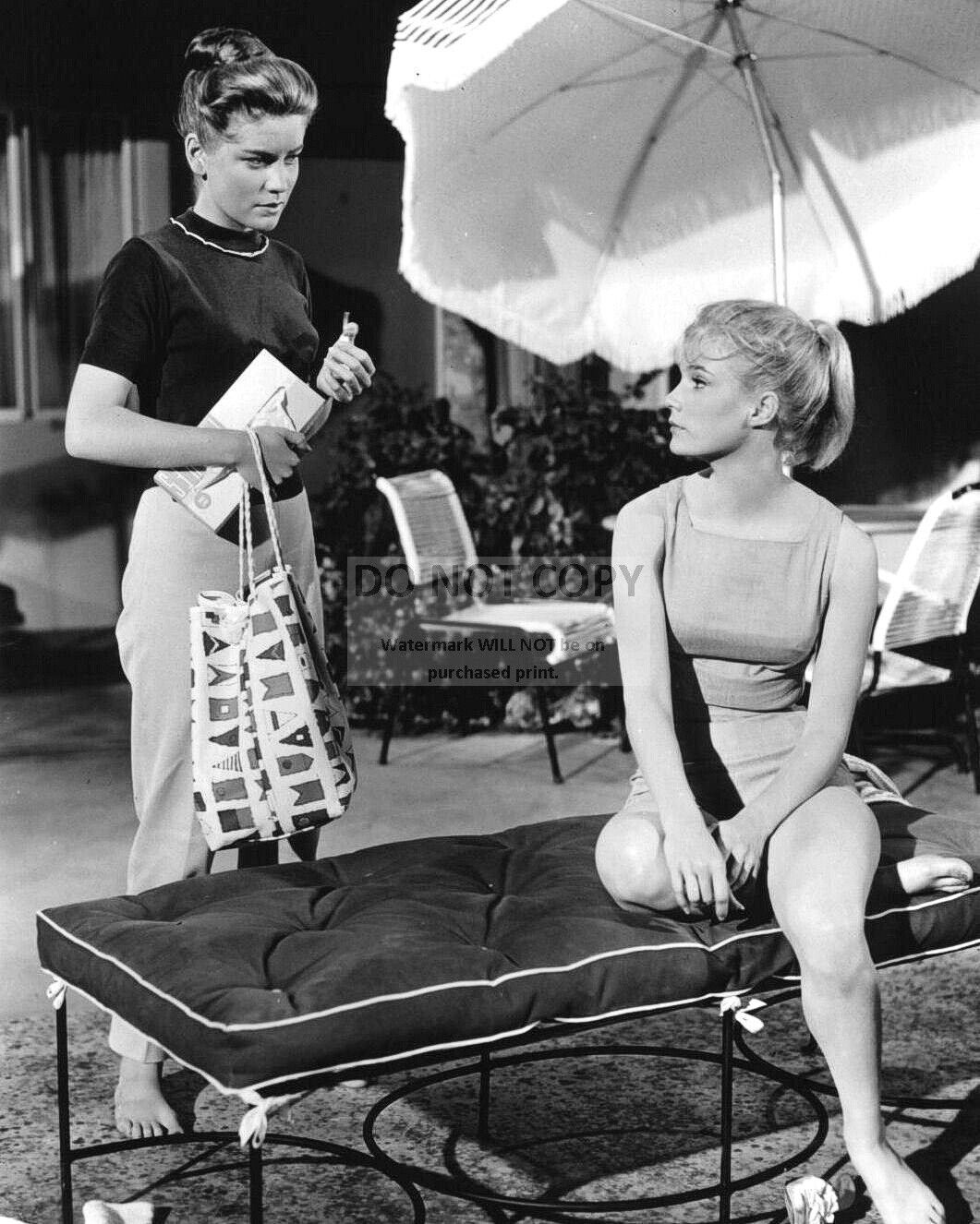 YVETTE MIMIEUX AND DOLORES HART IN \