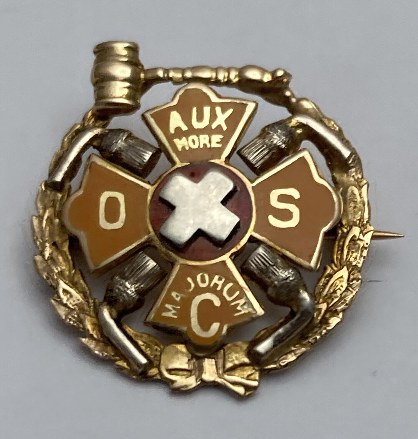 Rare 14K Order of Scottish Clans Pin OSC