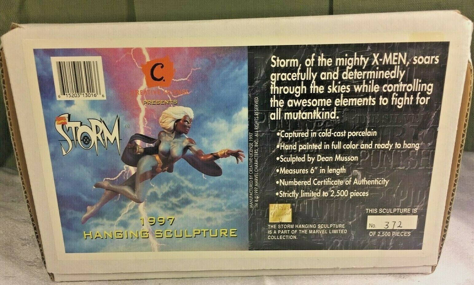 Creative License 1997 X-Men Storm Hanging Sculpture Limited Edition 372/2500
