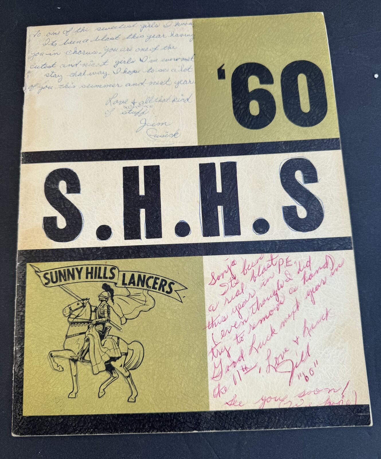 1960 S.H.H.S. Sunny Hills High School Yearbook Sunny Hills Lancers