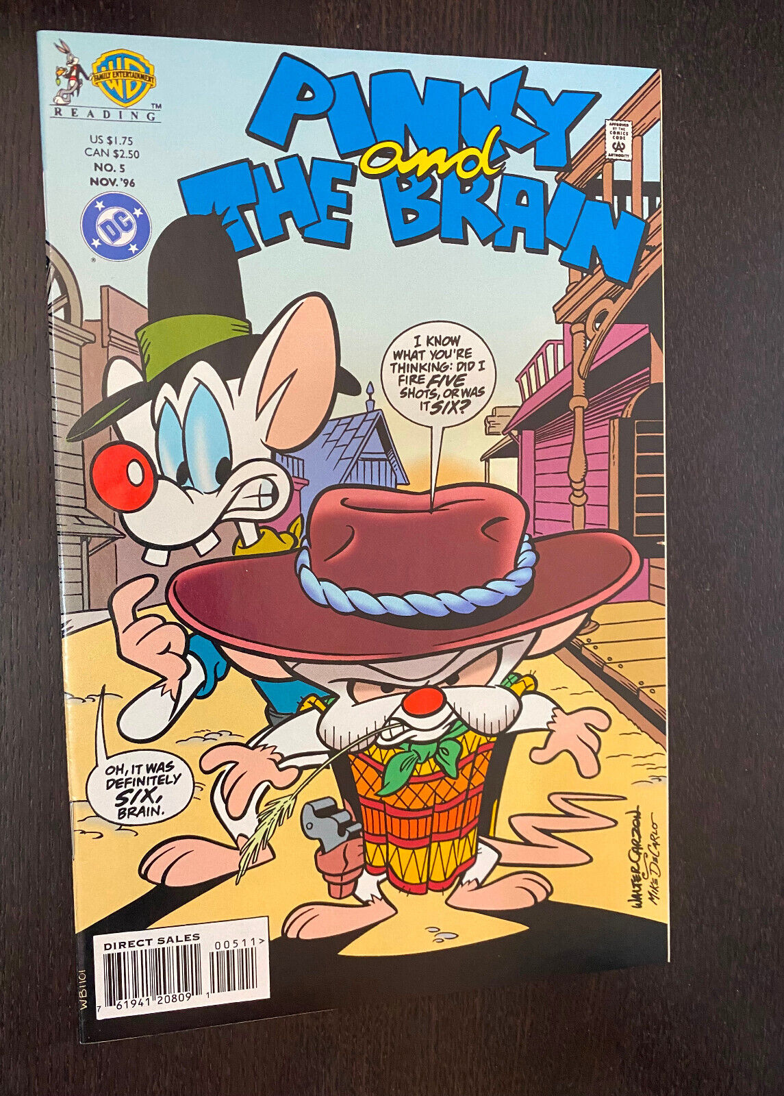 PINKY AND THE BRAIN #5 (DC Comics 1996) -- Warner Brothers -- VF/NM
