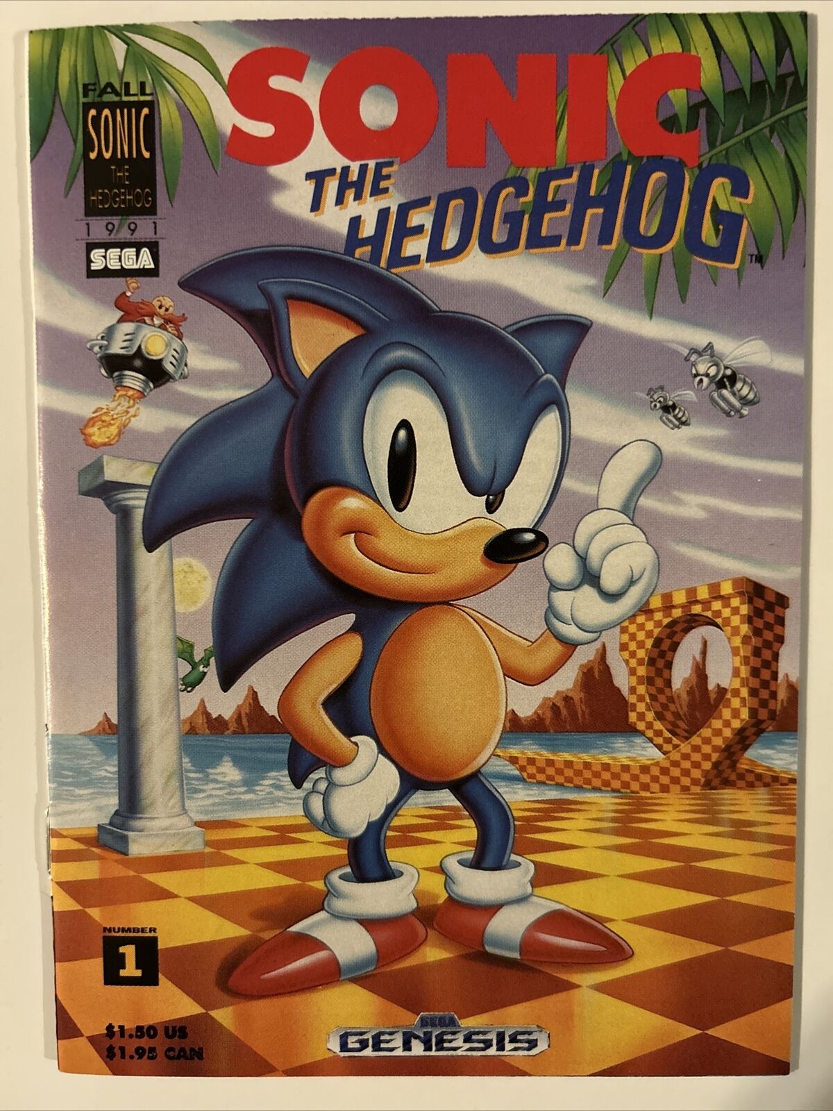 Sonic The Hedgehog #1 Fall 1991 Promo Mini Comic