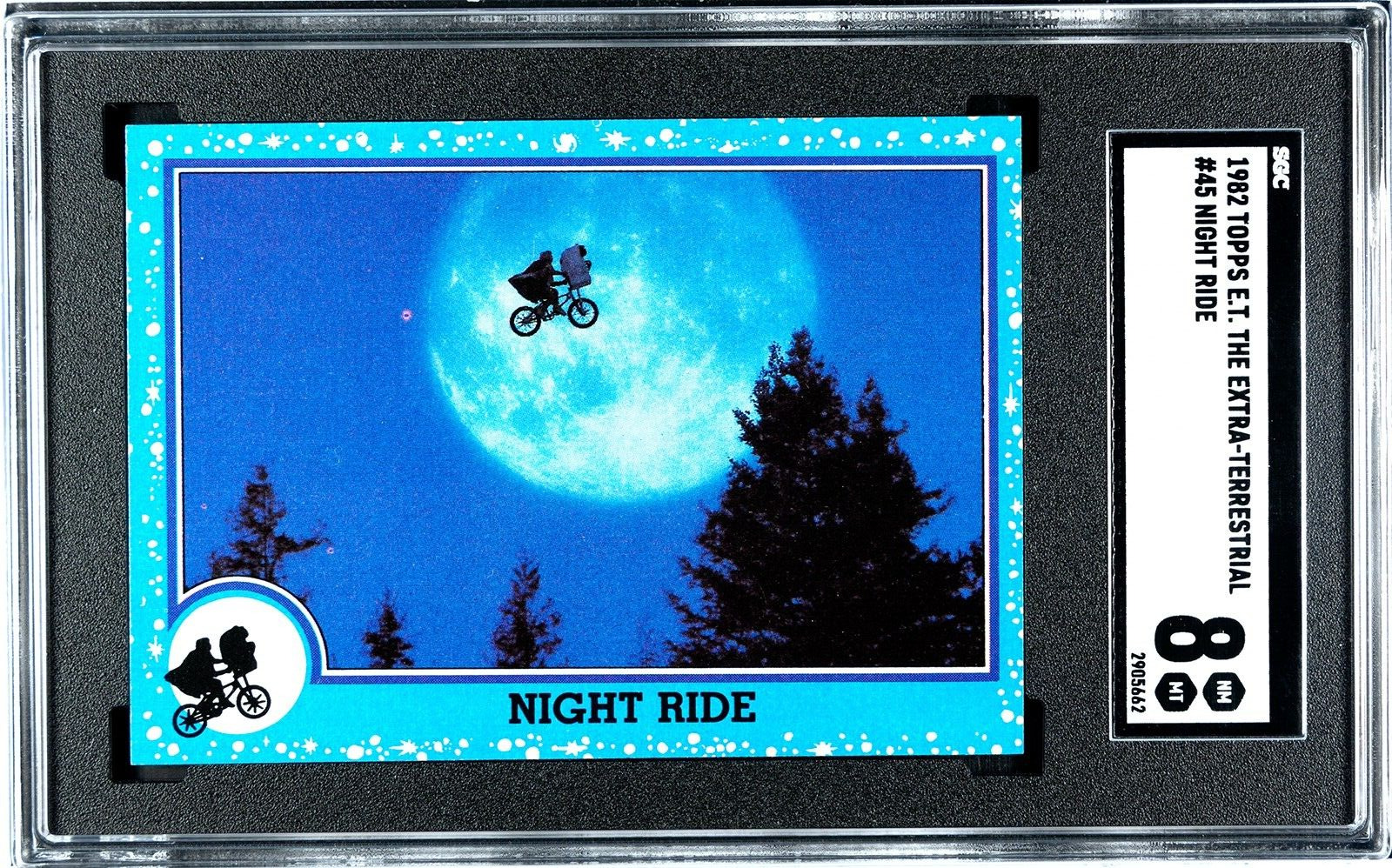 1982 Topps E.T. #45 Night Ride | SGC 8