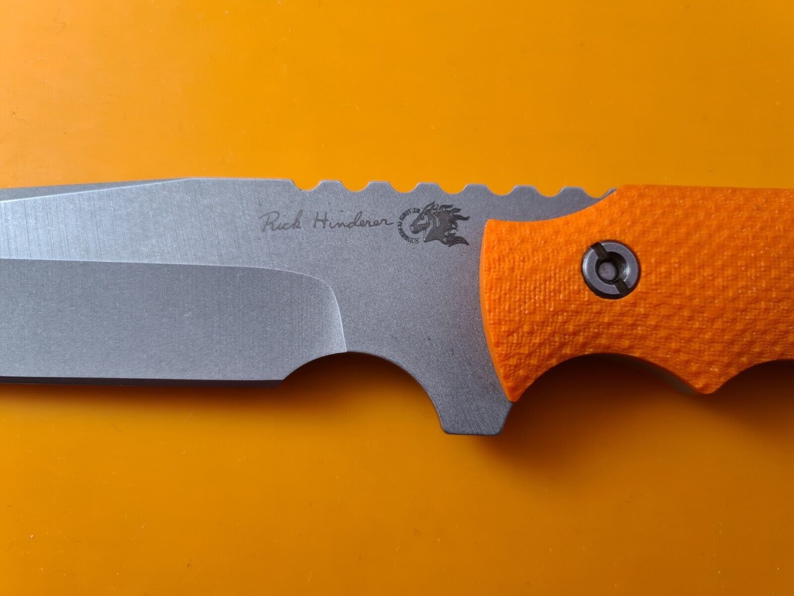 Rick Hinderer knives Custom Fieldtac CTS-XHP Fixed Blade G10 Handle