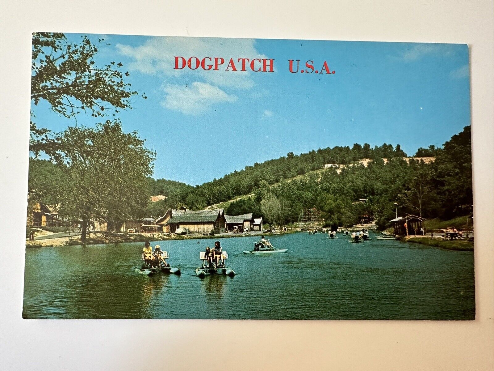 Vintage postcard Dogpatch USA Jasper AR (1C)
