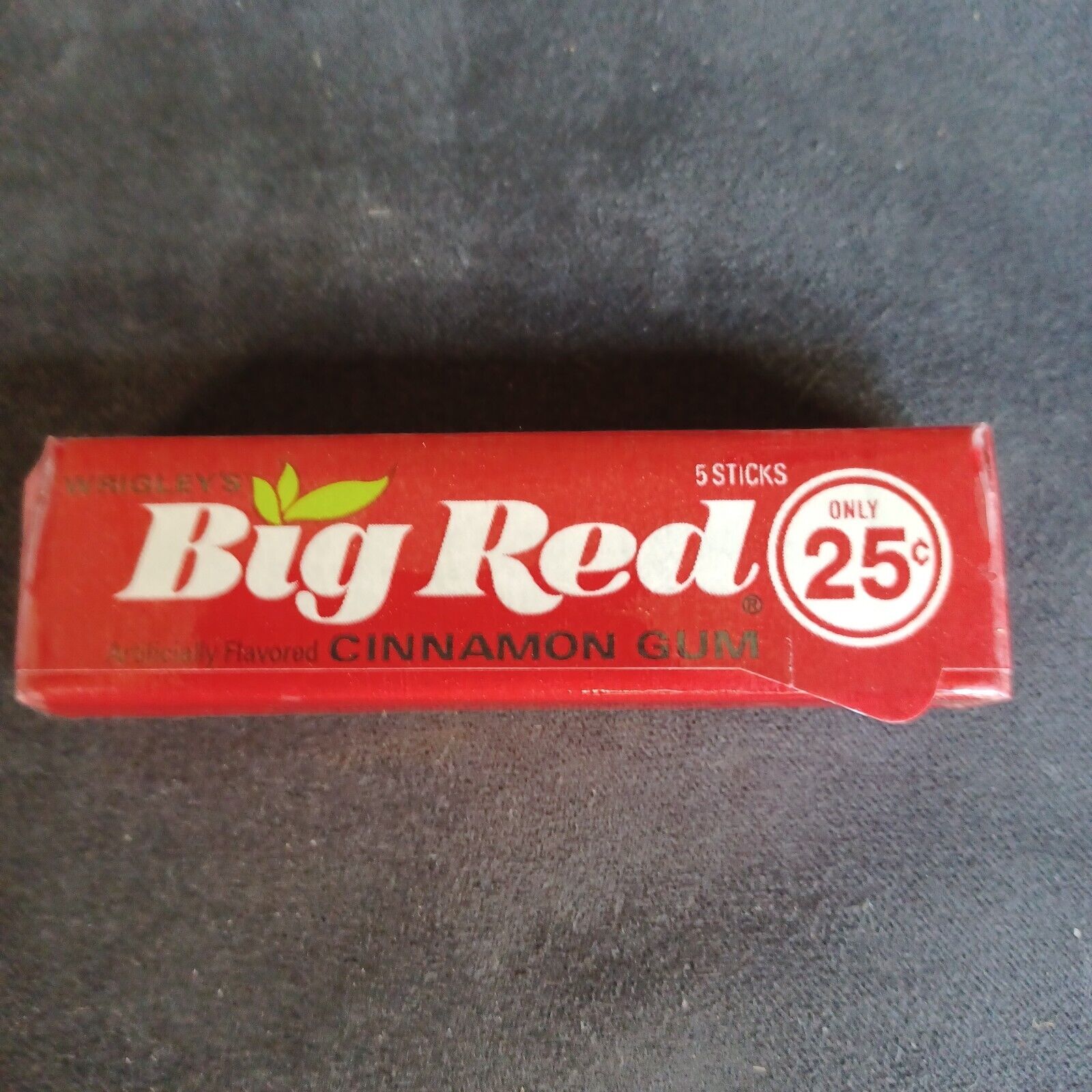 Vintage Wrigley's Big Red Cinnamon Gum 25 Cents NOS Full Unopened Sealed