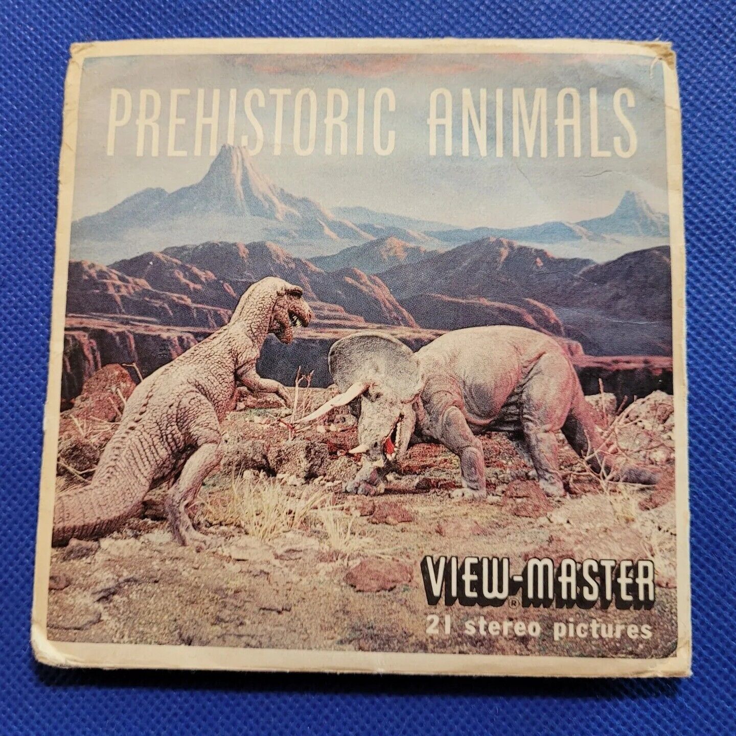 Sawyer\'s Vintage B619 Prehistoric Animals Dinosaurs view-master 3 Reels Packet