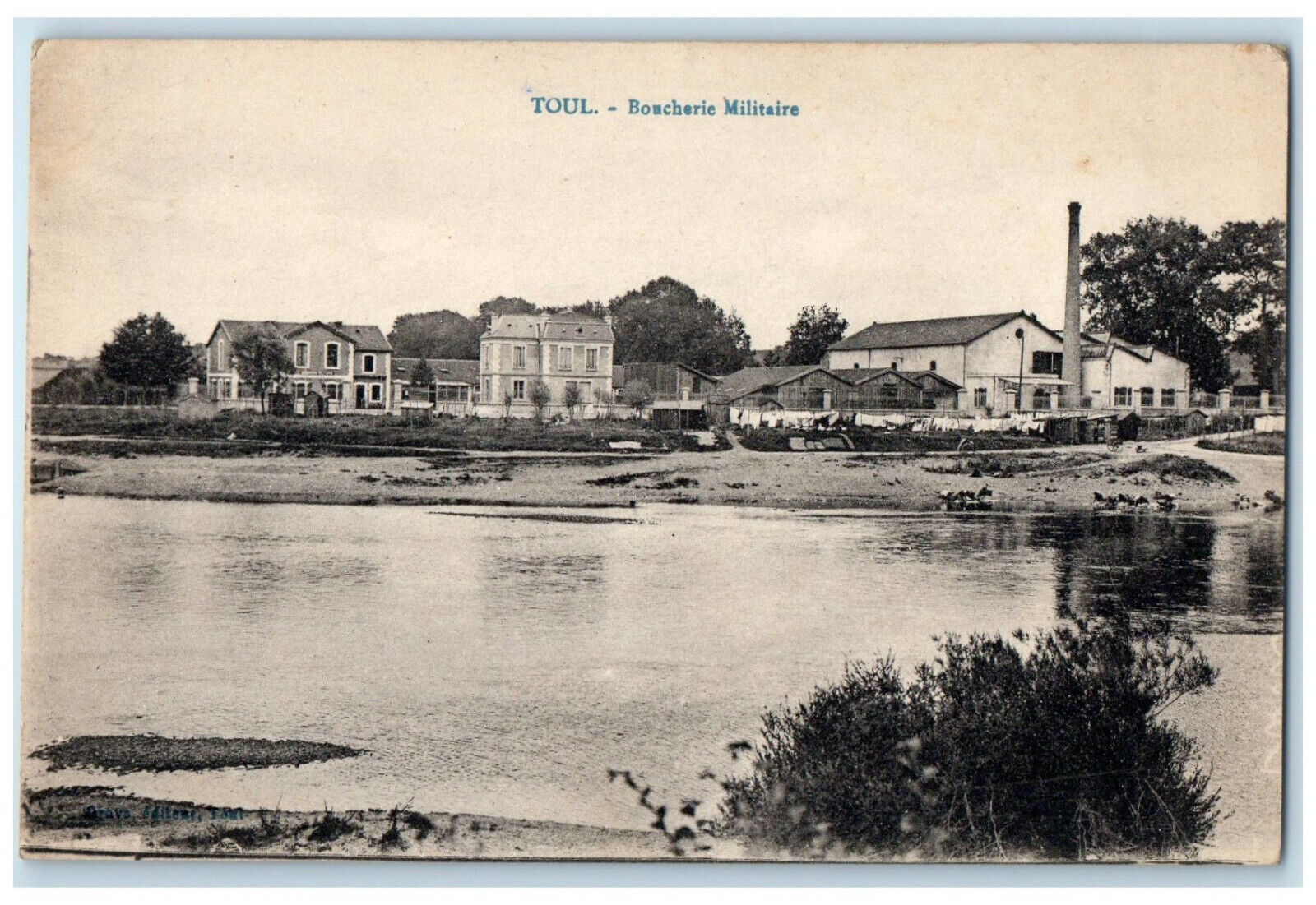 c1910 Military Butchery Toul Meurthe-et-Moselle France Unposted Postcard