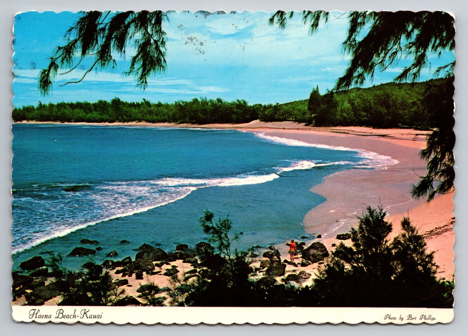 Beautiful Haena Beach Island Of Kauai Posted 1975 Hawaii