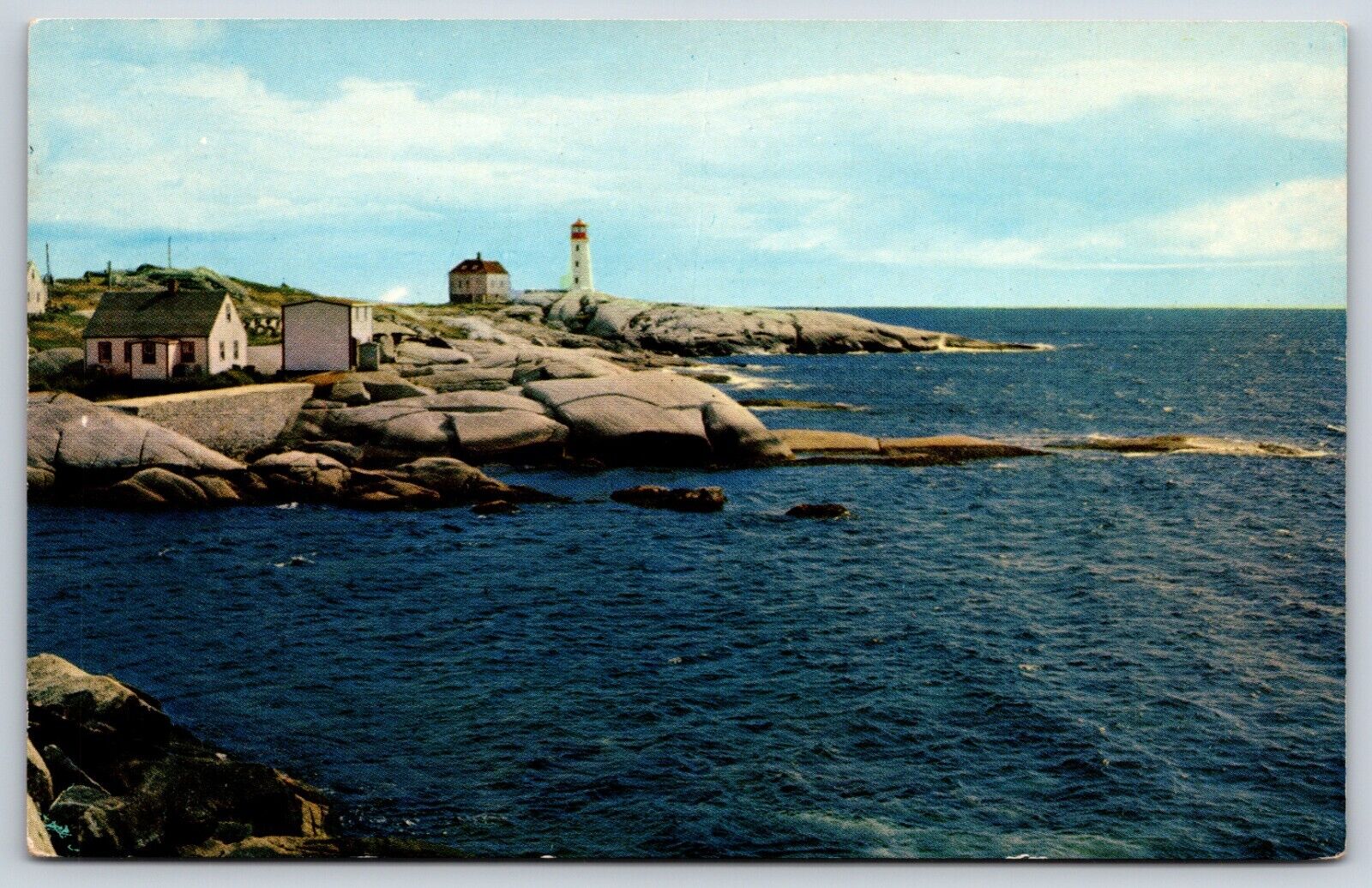 Postcard Peggy\'s Point Lighthouse Peggy\'s Cove Nova Scotia Canada Unposted