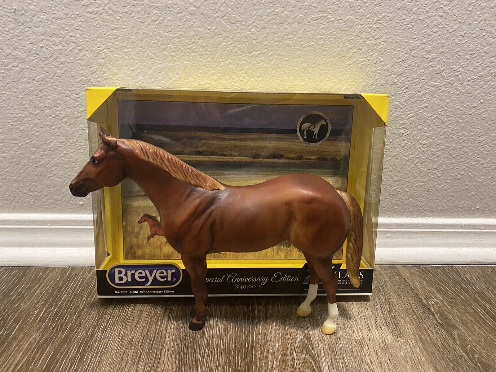 Breyer #1730 75th Anniversary AQHA Sorrel Model, With Box