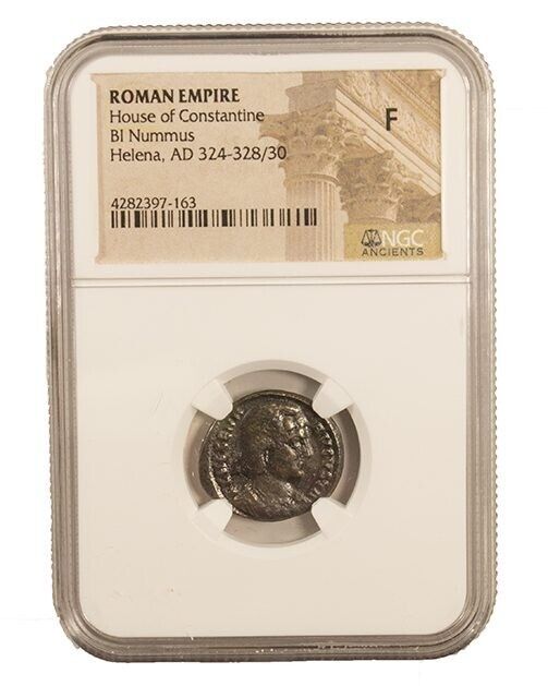 NGC ( F ) Roman AE4 of Helena (AD 324-337) Mother of Constantine the Great FINE