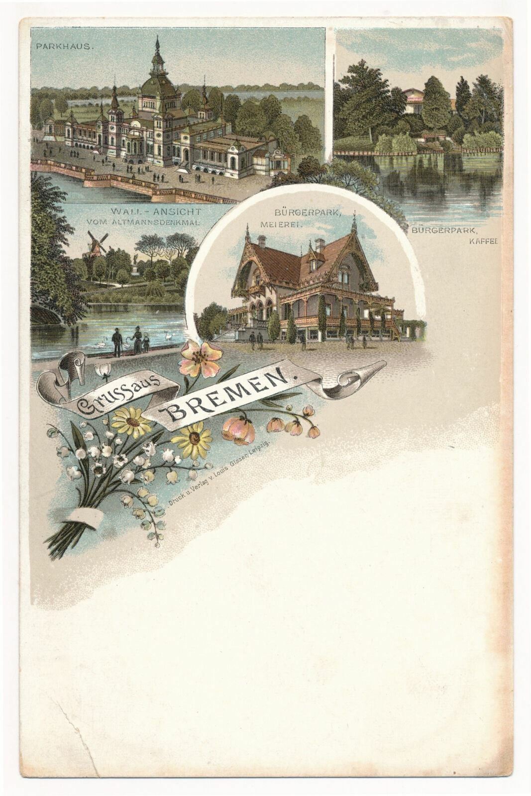 Germany - Gruss aus Bremen ca.1890