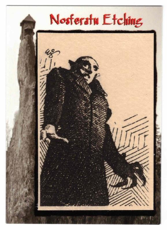 Nosferatu The Vampire 100th Ann. Series 3. Etching Card #1. RRParks Cards 2023