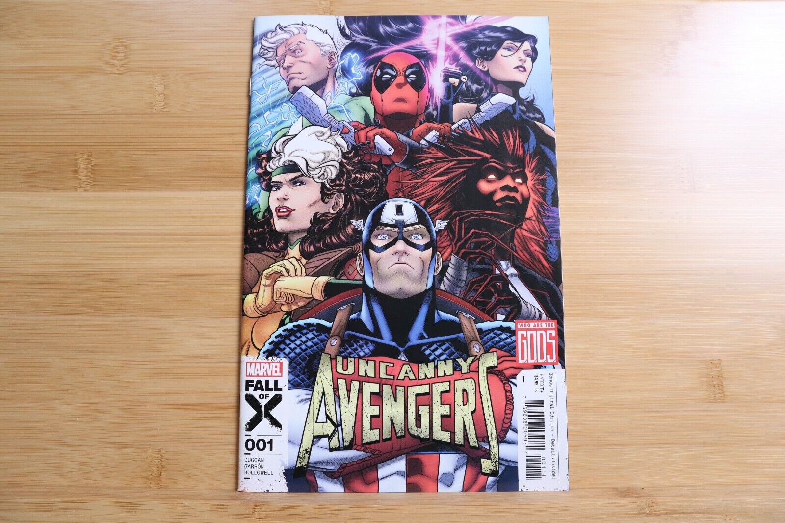 Uncanny Avengers #1 Javier Garrons Cover A Fall Of X Marvel Comics VF/NM - 2023