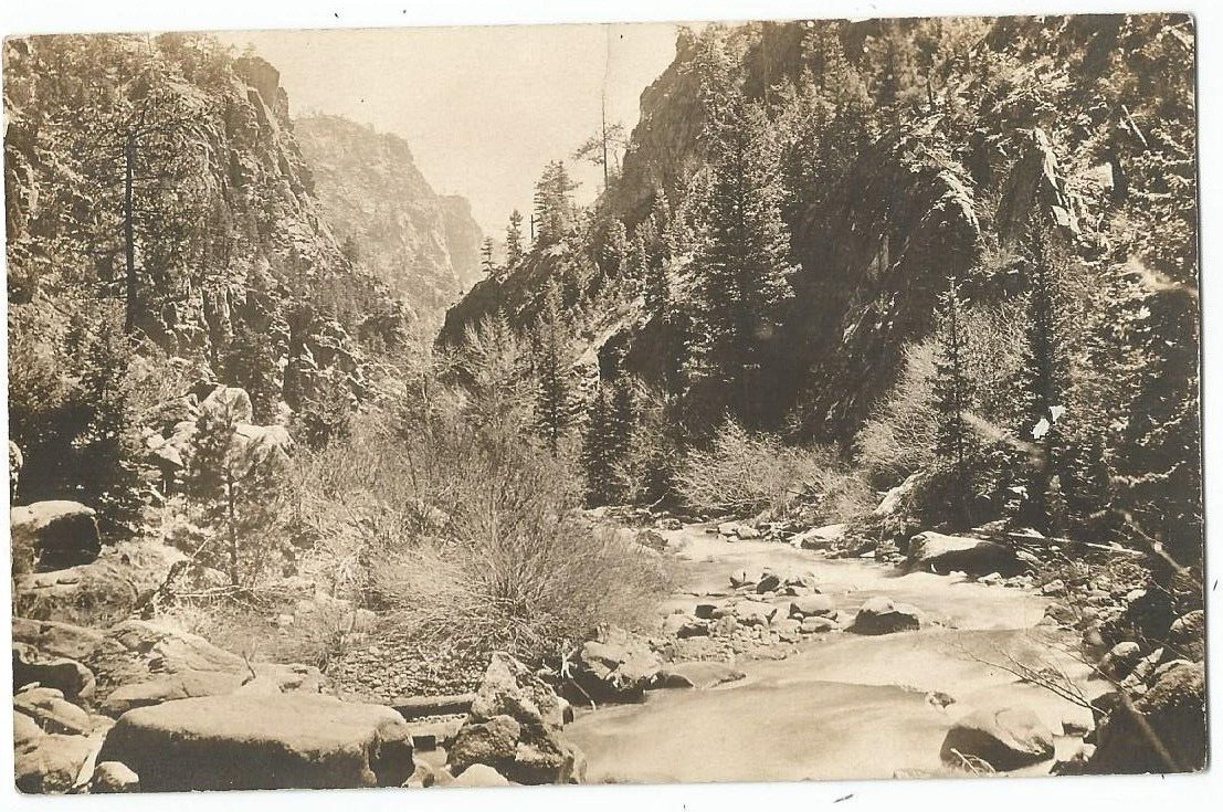 Boulder, CO Colorado 1935 RPPC Postcard, Greenman Store Kodak Testimonial