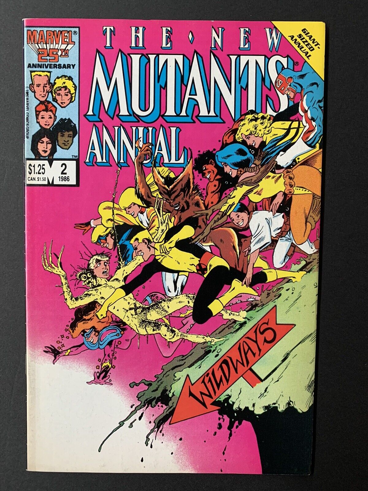 New Mutants Annual #2 (1986) 1st App Betsy Braddock Psylocke Marvel Comics