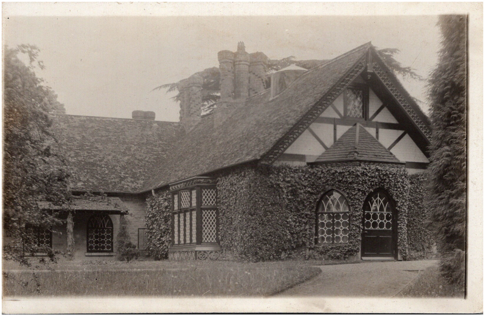Shell Cottage Carton House Maynooth County Kildare Ireland 1910s RPPC Postcard