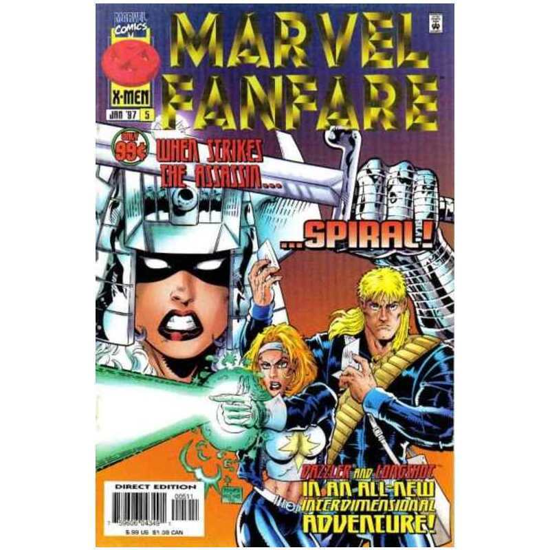 Marvel Fanfare (1996 series) #5 in Near Mint minus condition. Marvel comics [v