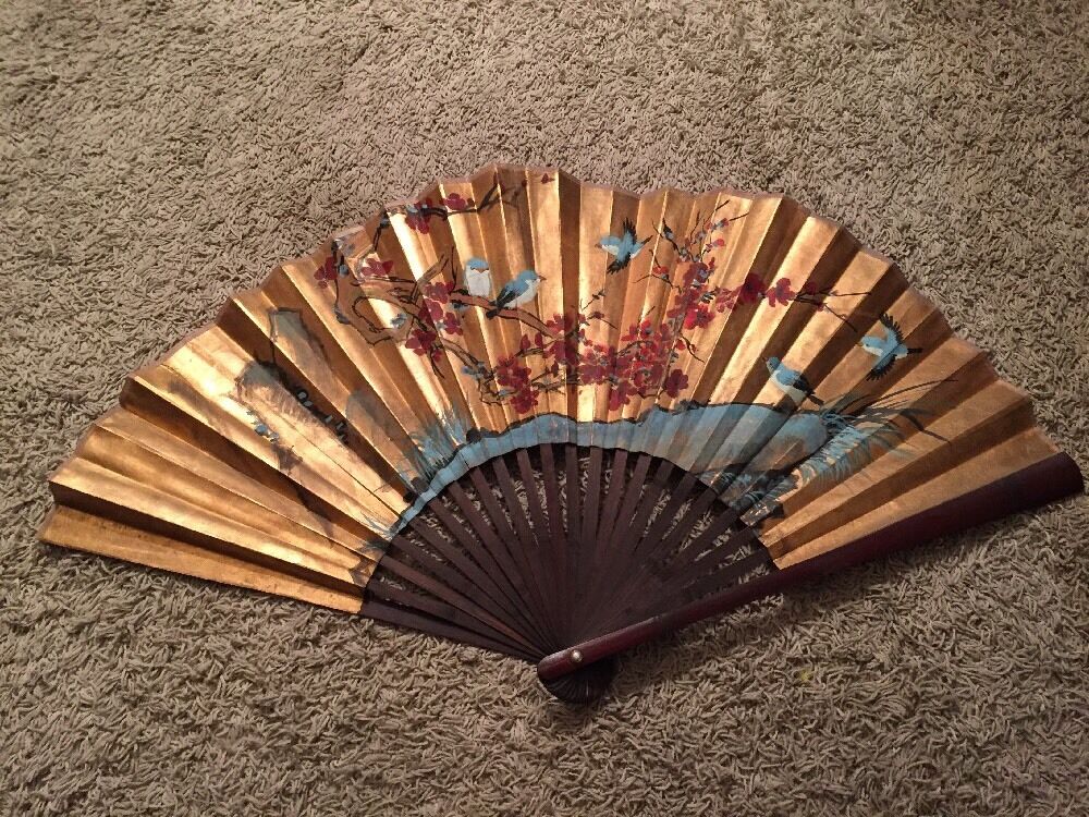 Vintage Asian Hand-Made Fan