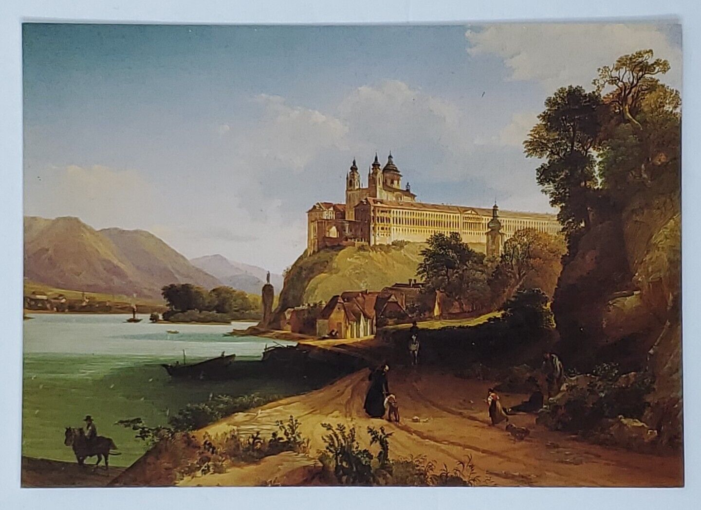 Postcard Josef Gerstmeyer Melk 1845 Austria Castle Artwork Reprint