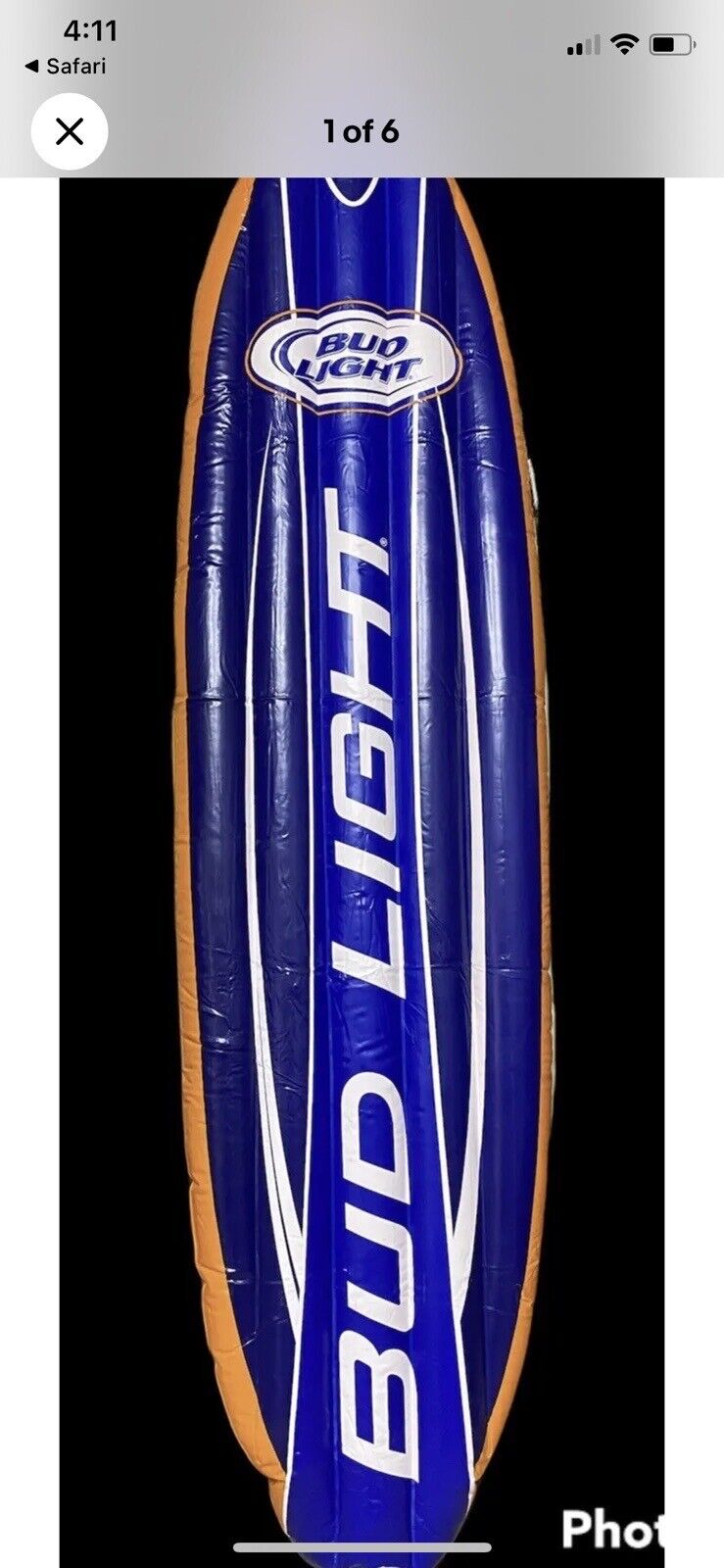 New Bud Light Inflatable Advertising ￼Surf board