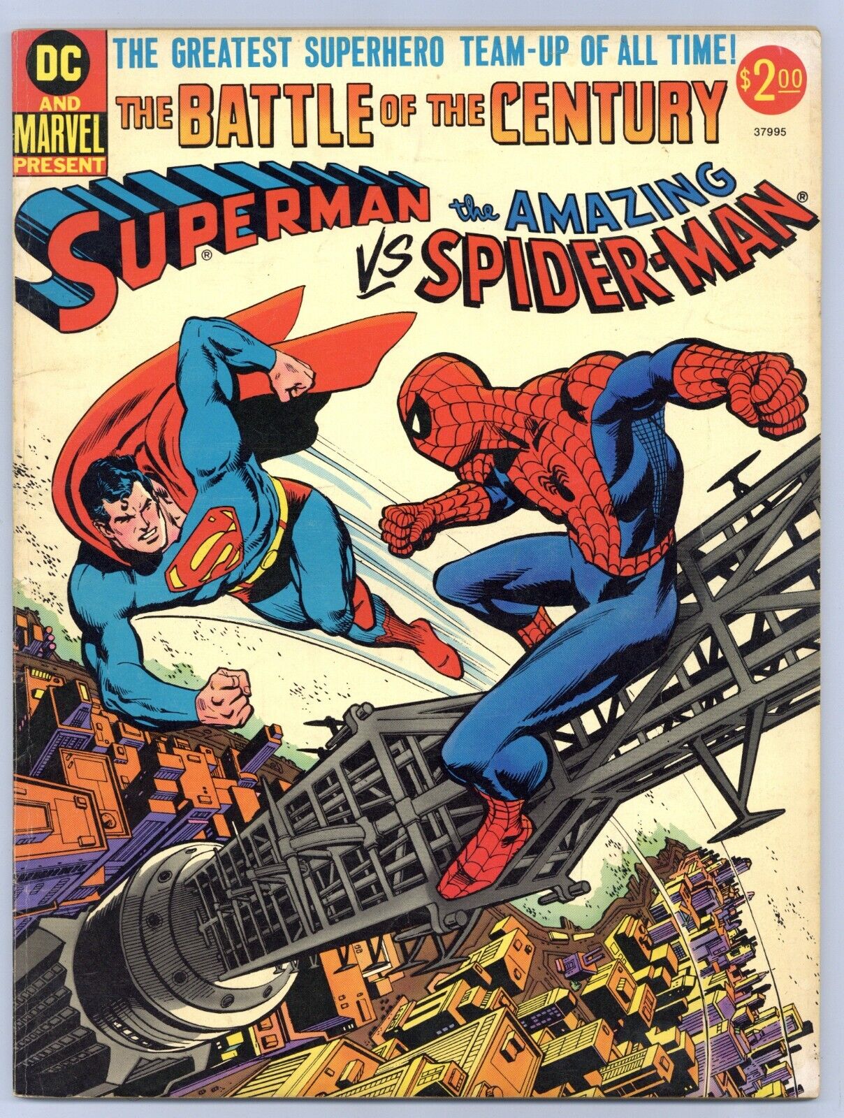 Superman vs Amazing Spider-Man (VGF) DOC OCK LUTHOR 1976 Treasury DC/Marvel Y619