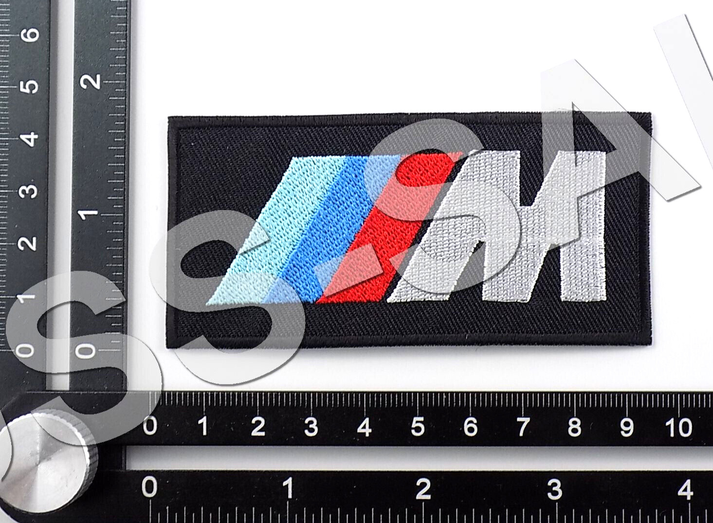 BMW M EMBROIDERED PATCH IRON/SEW ON ~3-5/8\