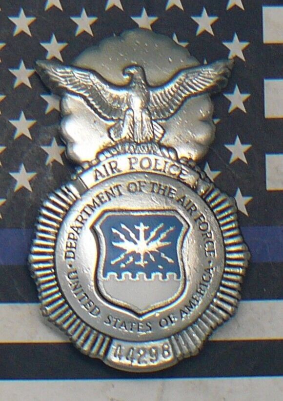 Stunning Air Police badge,  enamel seal, SUPER RARE, 3rd version