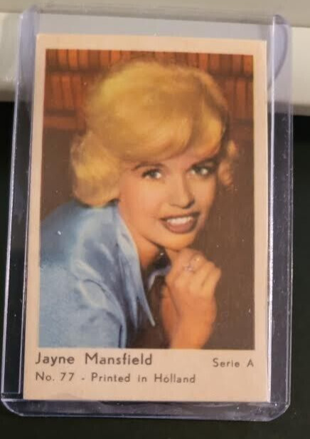 1964 DUTCH GUM Serie A  #77 JAYNE MANSFIELD - NM