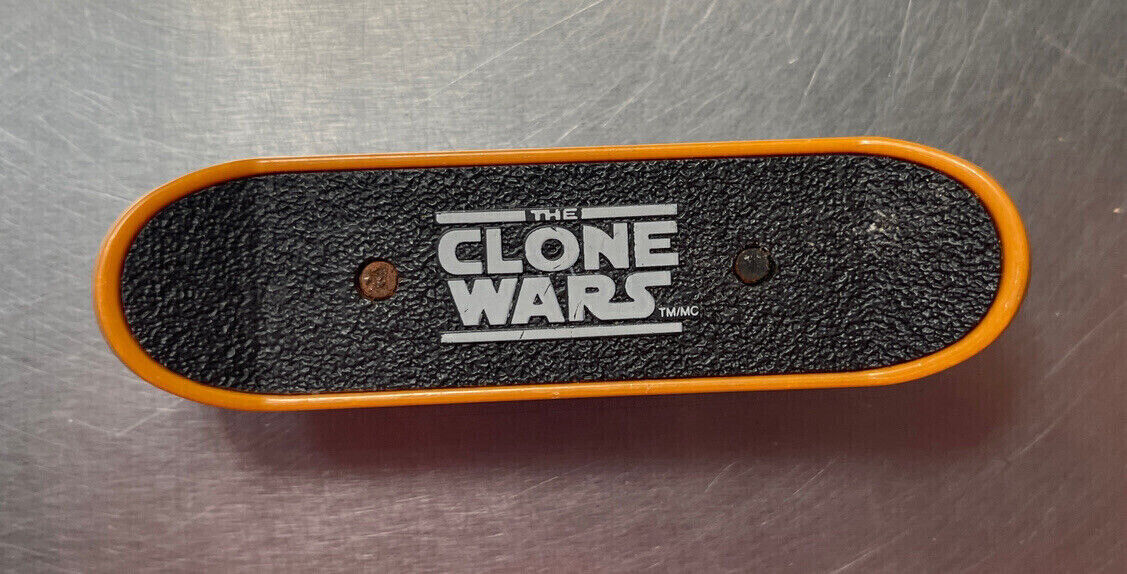 Anakin Skywalker Clone Wars Skate Board 2010 McDonald\'s Tech Deck Finger Used