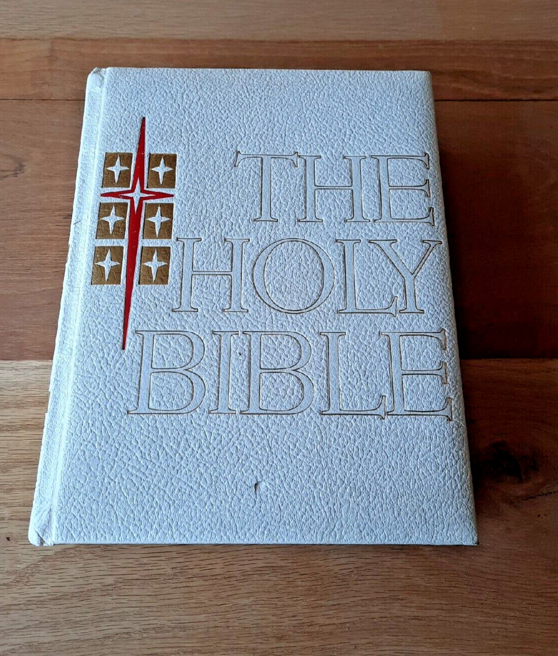 Holy Bible: New American Bible Catholic Life Edition Vintage 1971 Gold Leaf