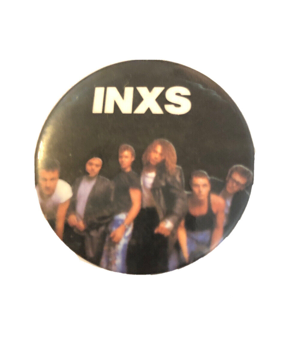 INXS Vintage 1988 Pin Buttons 1 (3/8”) Pinback Kick Michael Hutchence