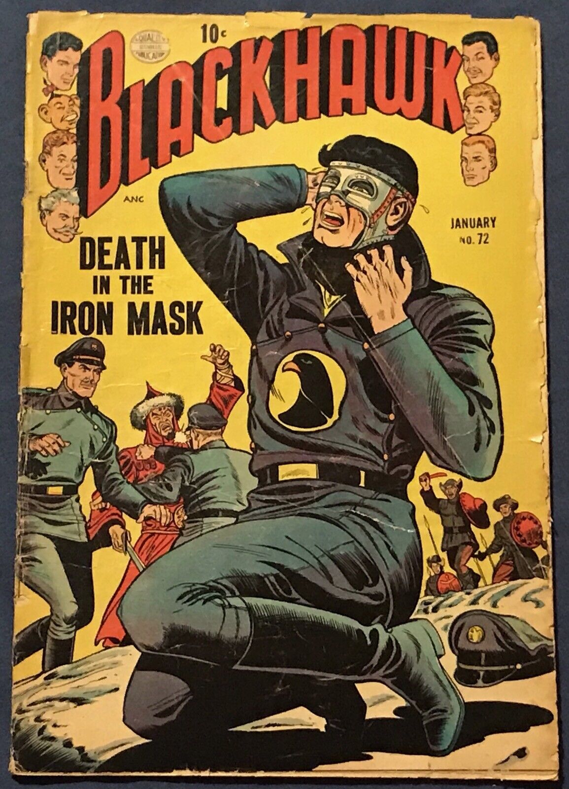 Blackhawk #72  Jan 1954  Death In The Iron Mask