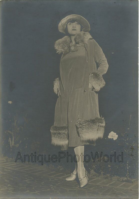 Beautiful Rosa Ponselle opera singer antique candid photo Atlanta 1925