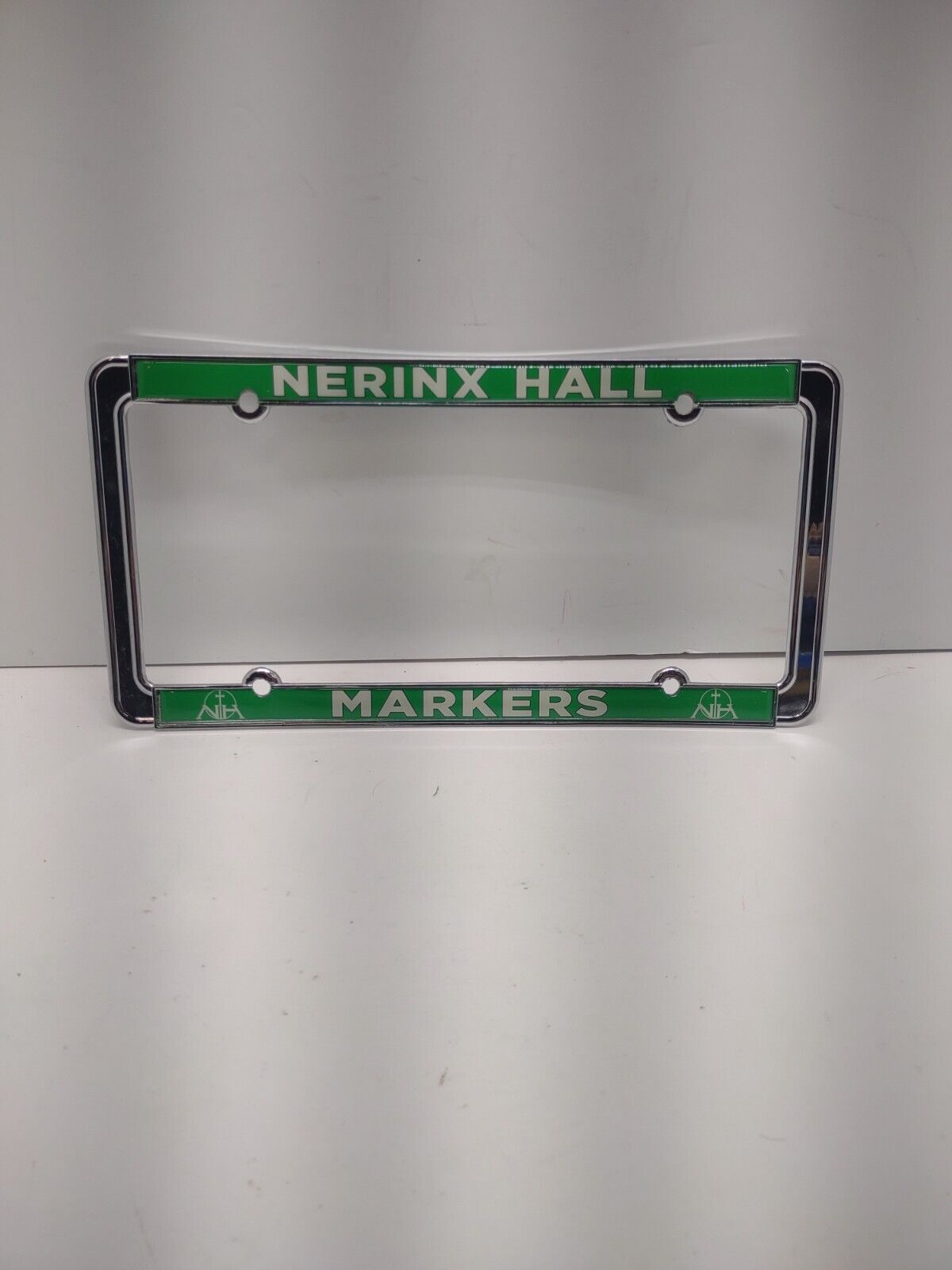 Nerinx Hall Markers License Plate Holder, Webster Groves MO, Catholic All Girls