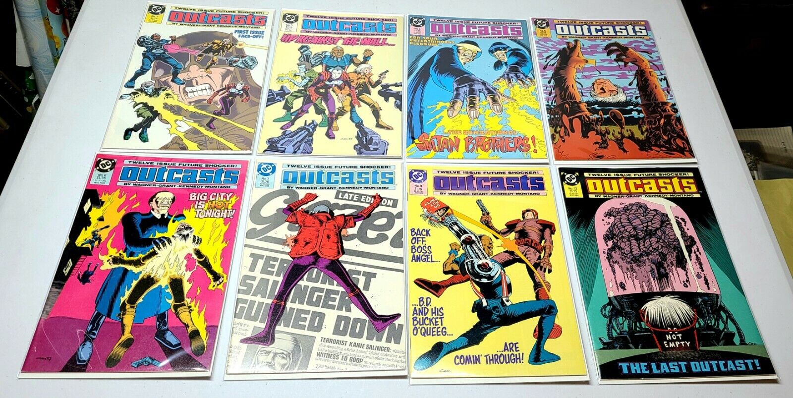 DC Comics OUTCASTS 1987 (LOT OF 8) #1, #3, #4, #5, #6, #7, #9, #12